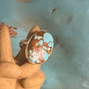 Genuine Sterling Silver “Monster” Turquoise Ring